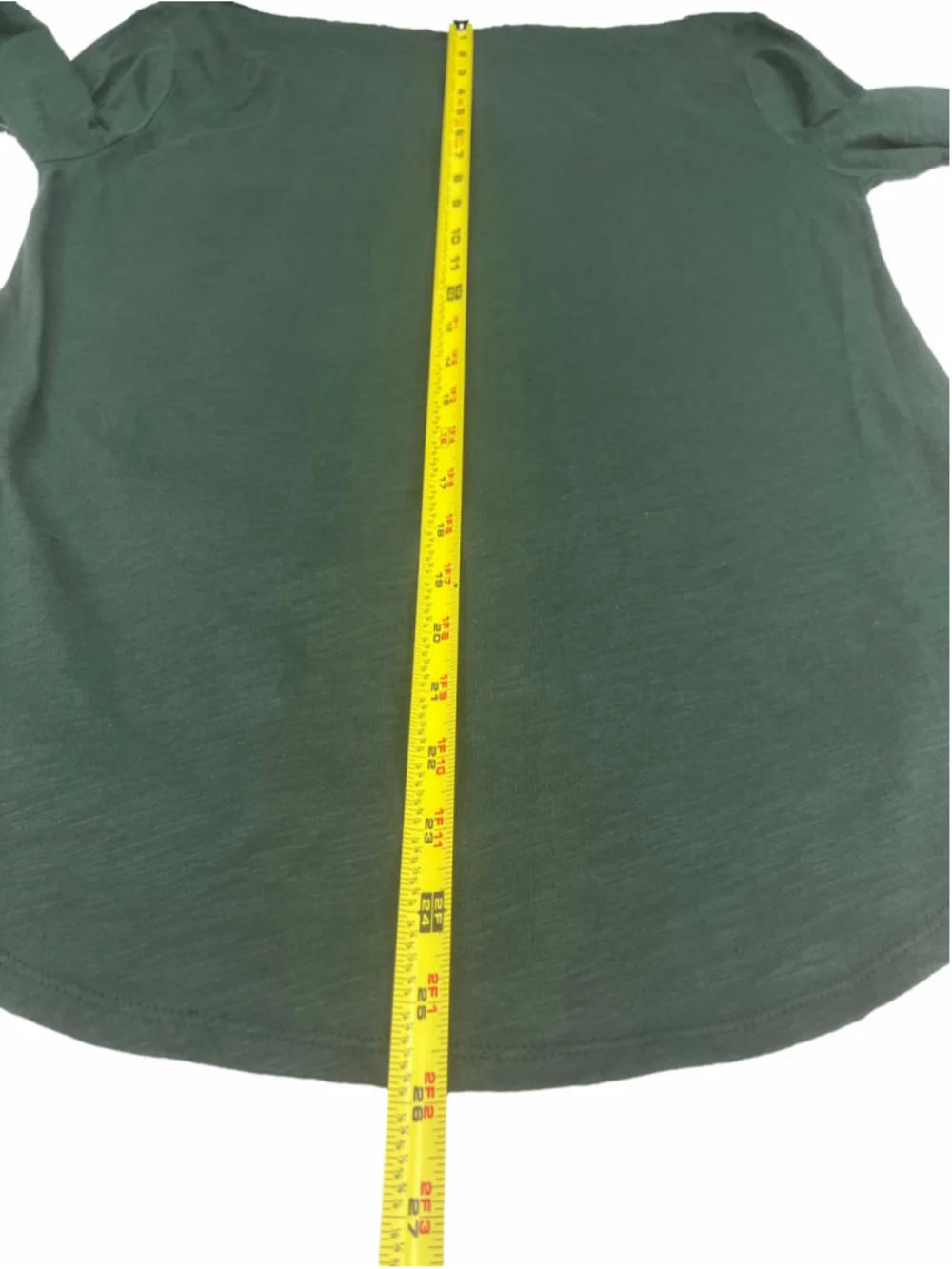 Anthropologie Little Yellow Button Green Top | Size Small | NWOT | Preppy Chic